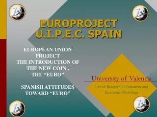 EUROPROJECT U.I.P.E.C. SPAIN