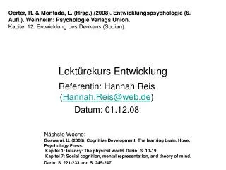 lekt rekurs entwicklung
