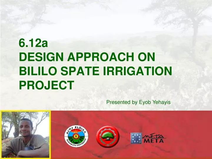6 12a design approach on bililo spate irrigation project