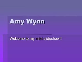 Amy Wynn