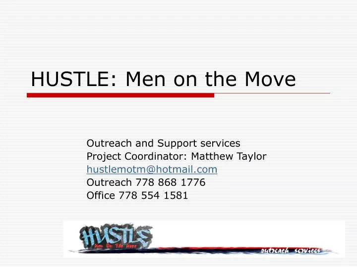 hustle men on the move