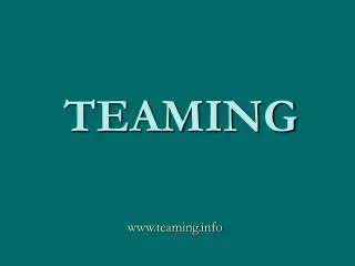 teaming