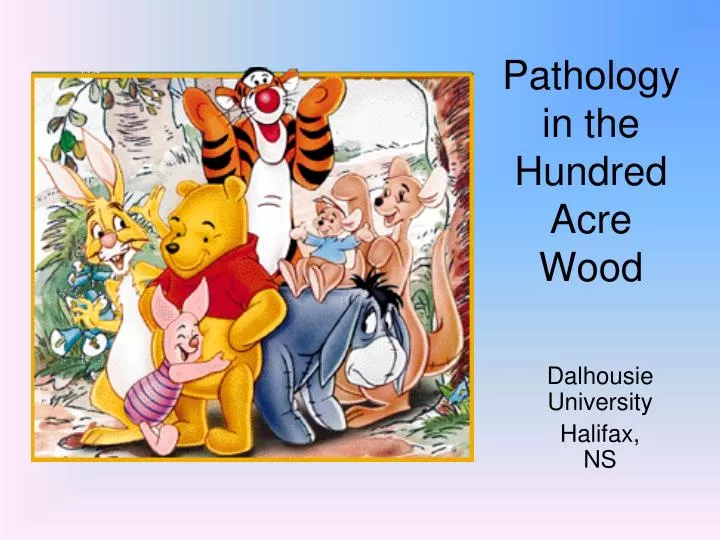 pathology in the hundred acre wood