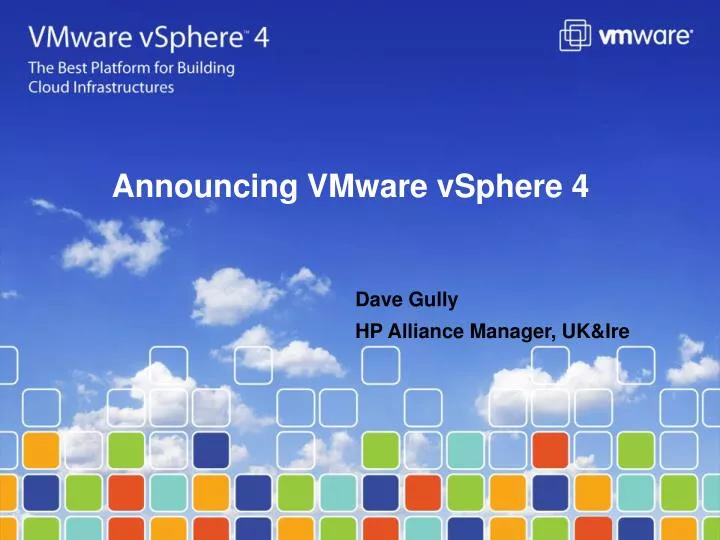 announcing vmware vsphere 4