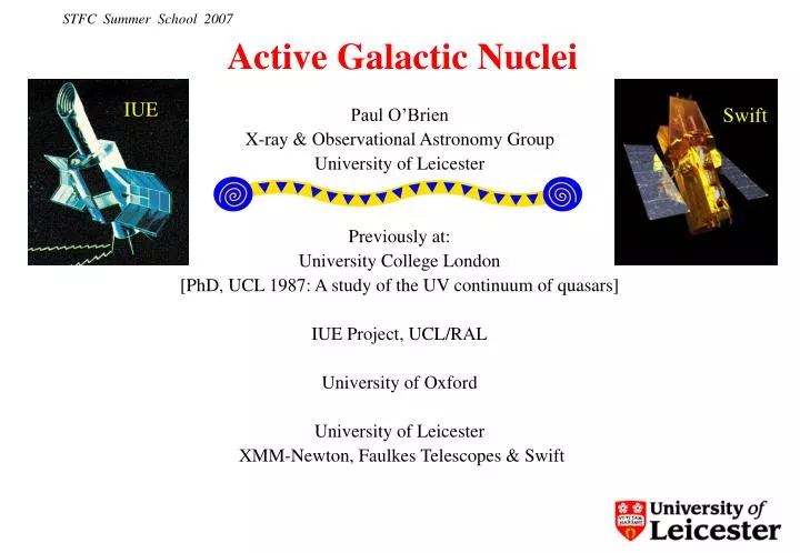active galactic nuclei