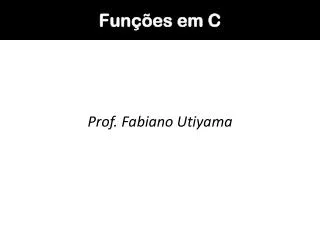 prof fabiano utiyama