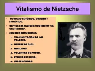 vitalismo de nietzsche