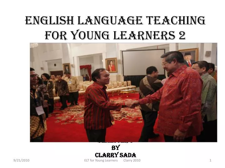 english language teaching for young learners 2