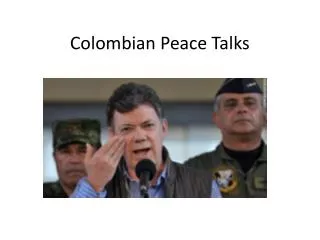 Colombian Peace Talks