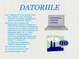 datoriile