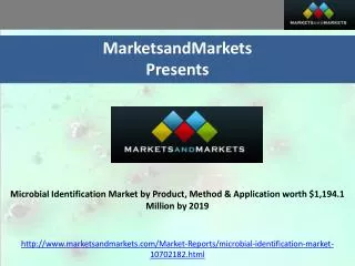 Microbial Identification Market by Product, Method & Applica