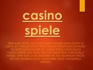 casino spiele