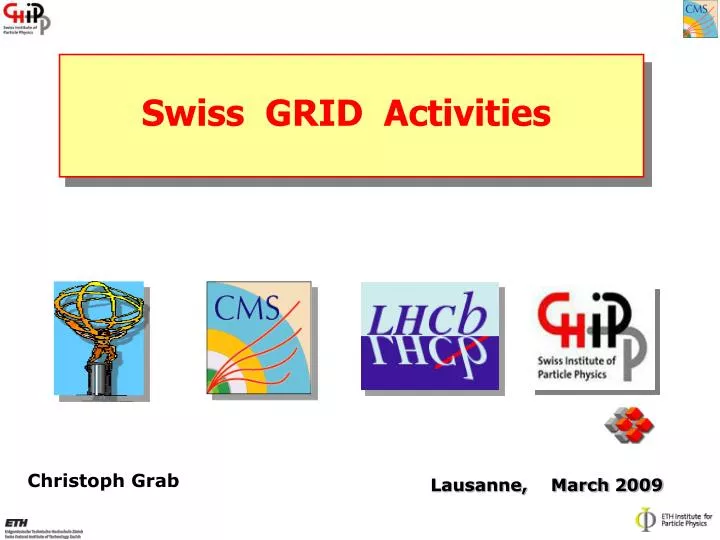 swiss grid activities