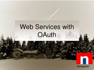 Web Services with OAuth