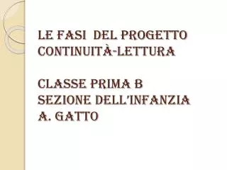 PPT - FASI DEL PROGETTO 2008 PowerPoint Presentation, Free Download ...