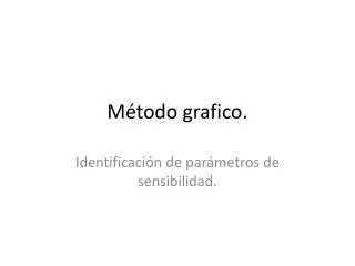 m todo grafico