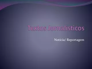 textos jornal sticos
