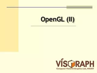 OpenGL (II)