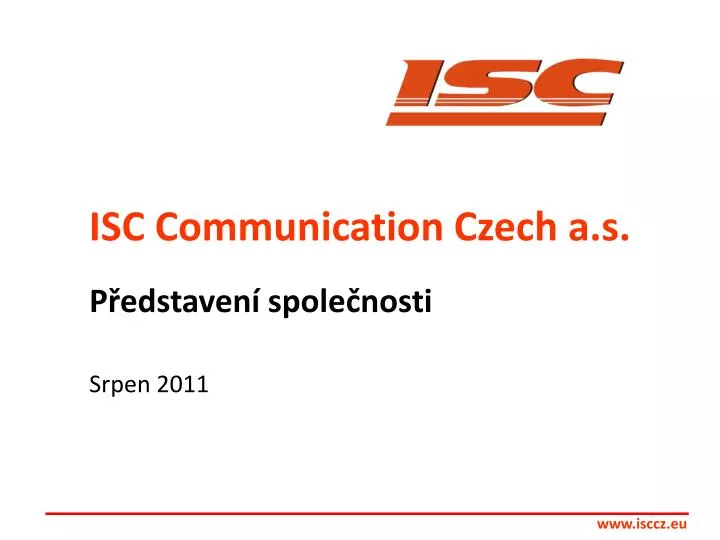isc communication czech a s
