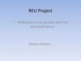 REU Project