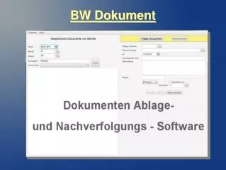 bw dokument