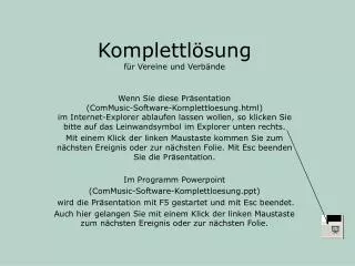 komplettl sung f r vereine und verb nde