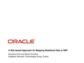 A SQL-based Approach for Mapping Relational Data to RDF