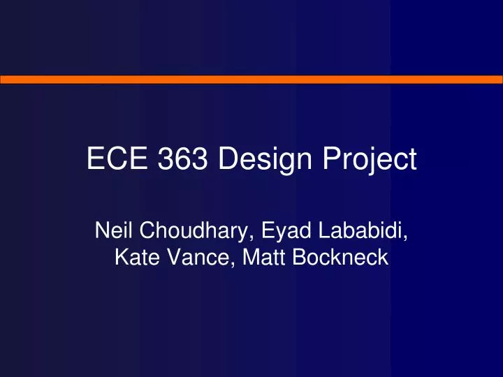 ece 363 design project