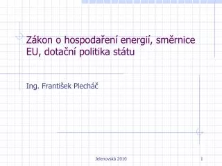 z kon o hospoda en energi sm rnice eu dota n politika st tu