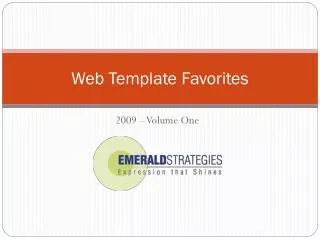 Web Template Favorites