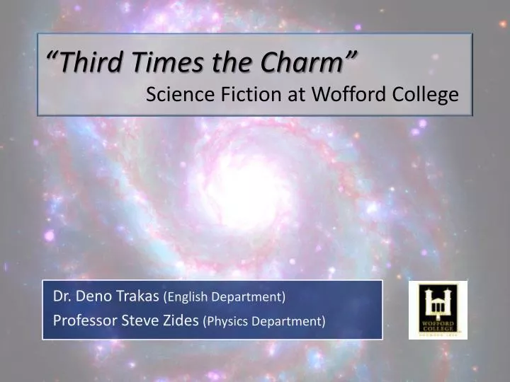 third times the charm science fiction at wofford college
