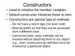 Constructors - slide 1