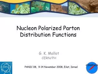 Nucleon Polarized Parton Distribution Functions