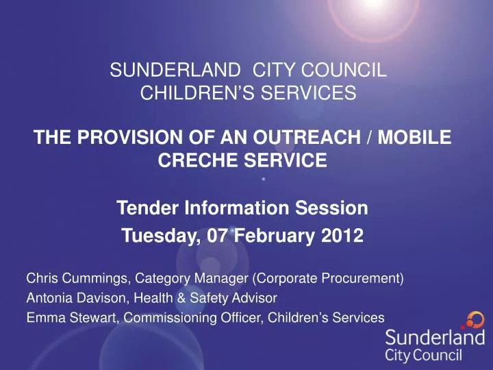 sunderland city council children s services