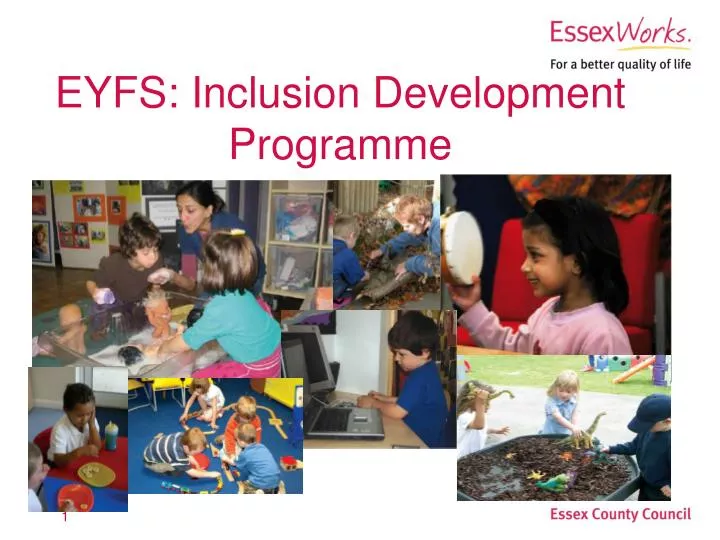 eyfs inclusion development programme