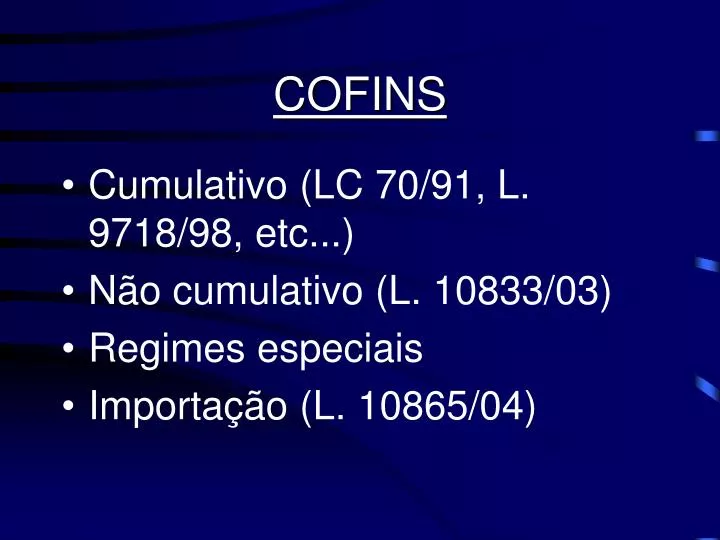 cofins