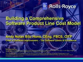 Building a Comprehensive Software Product Line Cost Model