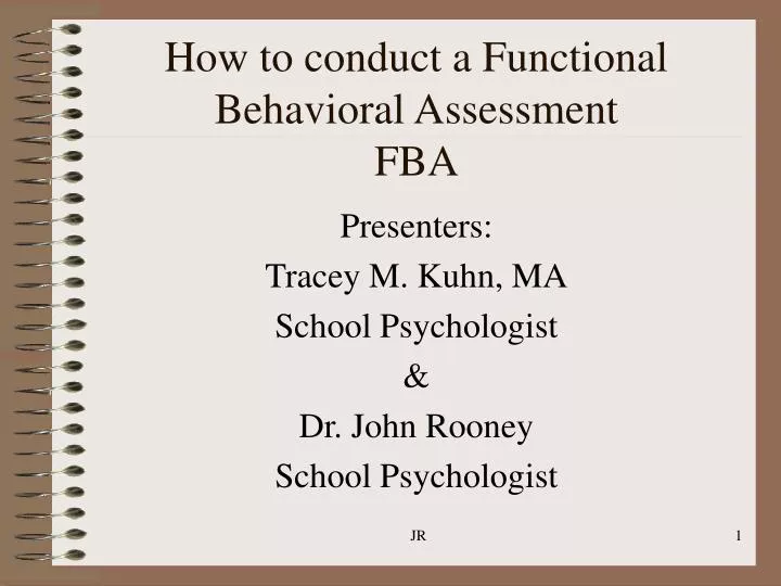 how to conduct a functional behavioral assessment fba