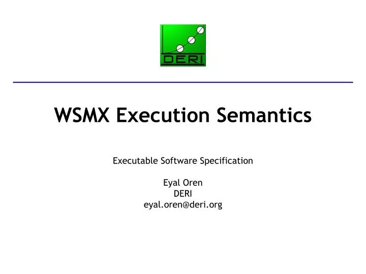 wsmx execution semantics