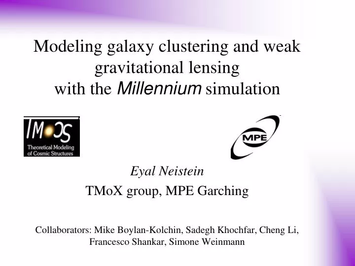modeling galaxy clustering and weak gravitational lensing with the millennium simulation