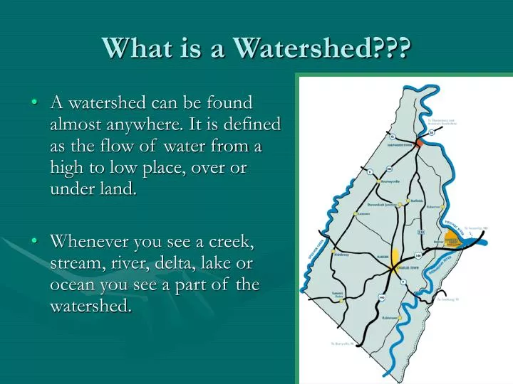 what is a watershed