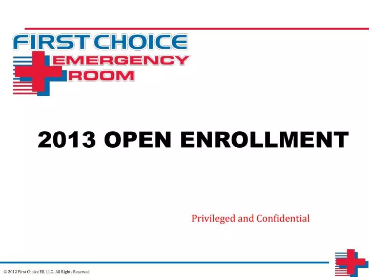 2013 open enrollment