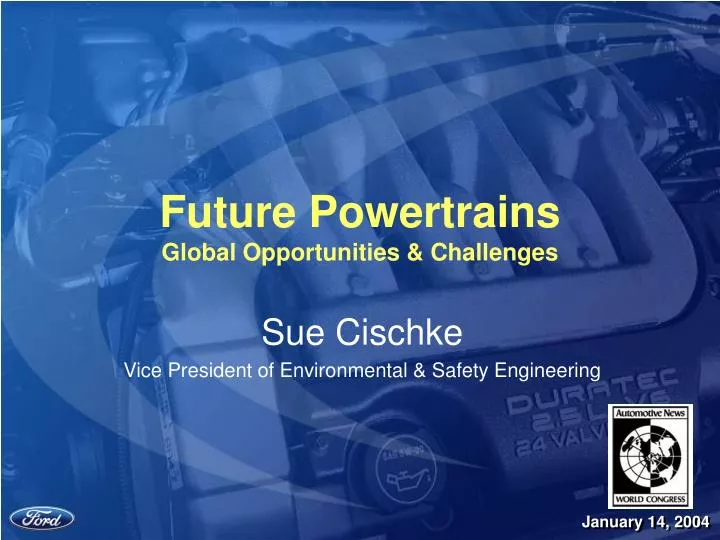 future powertrains global opportunities challenges