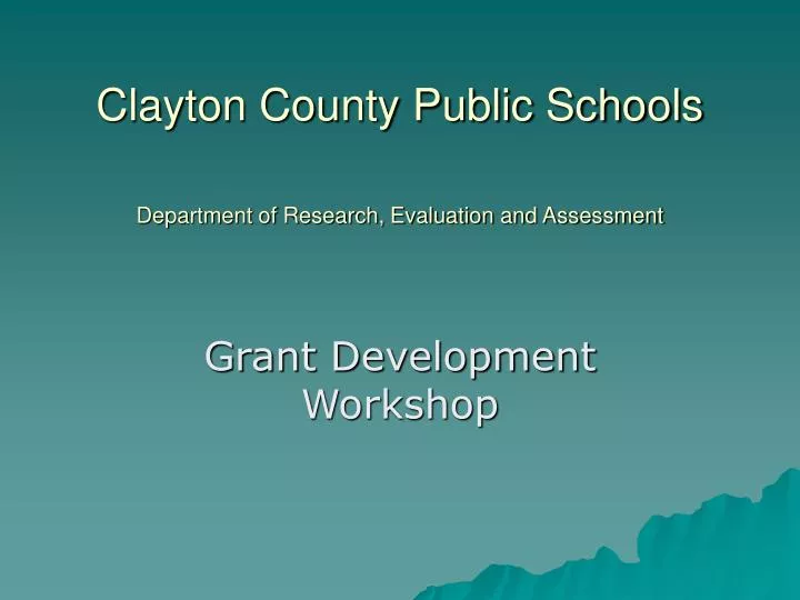 clayton county public schools department of research evaluation and assessment