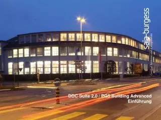 ddc suite 2 0 pg5 building advanced einf hrung