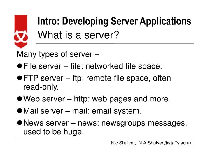 what is a server