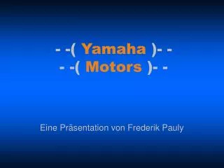 yamaha motors