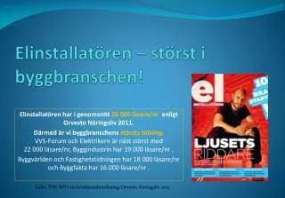 elinstallat ren st rst i byggbranschen