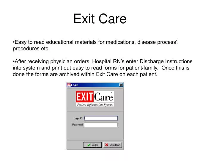 exit care