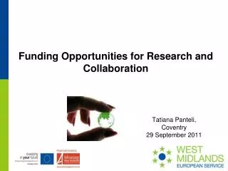 Funding Opportunities for Research and Collaboration